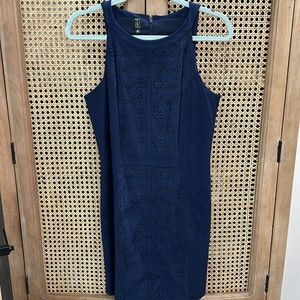 INC Navy Shift Dress
